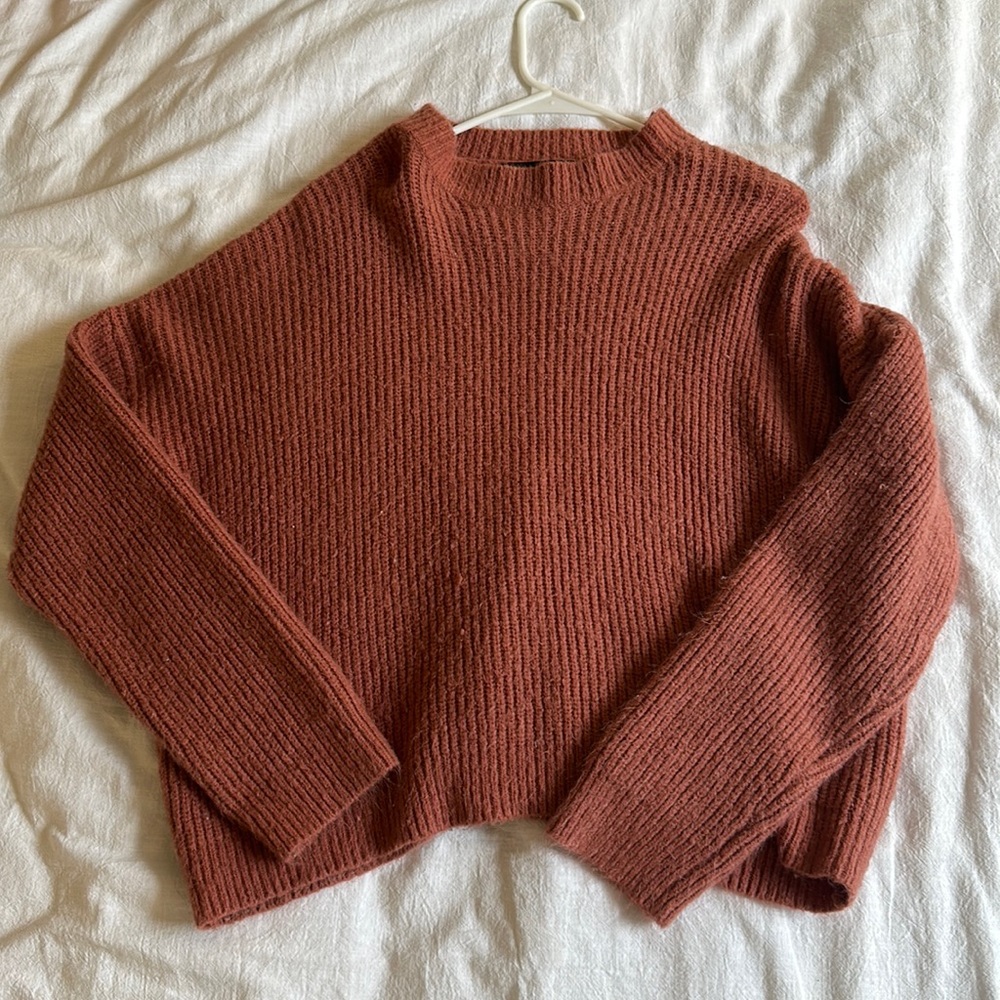 Forever 21 pink/ maroon sweater